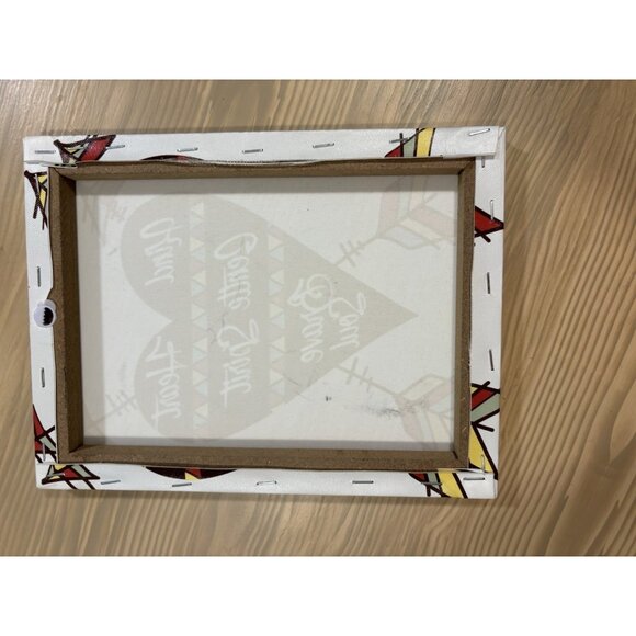 Heart And Arrow Wall Decor Gentle Kind Brave Soul Love Wall Art Canvas Cute - Picture 3 of 6